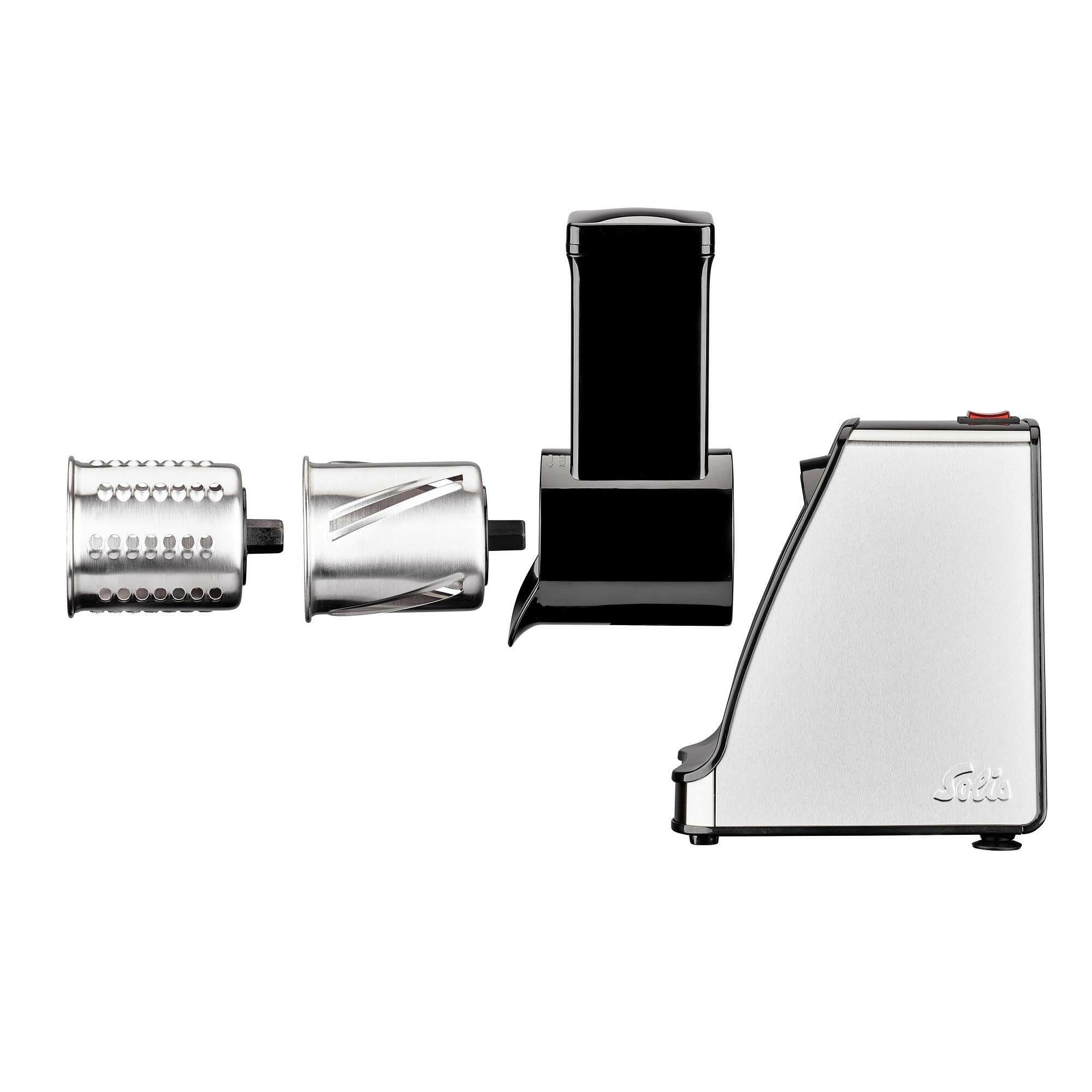 Solis Slice & More 8401 Zerkleinerer mit 5 Trommeln.