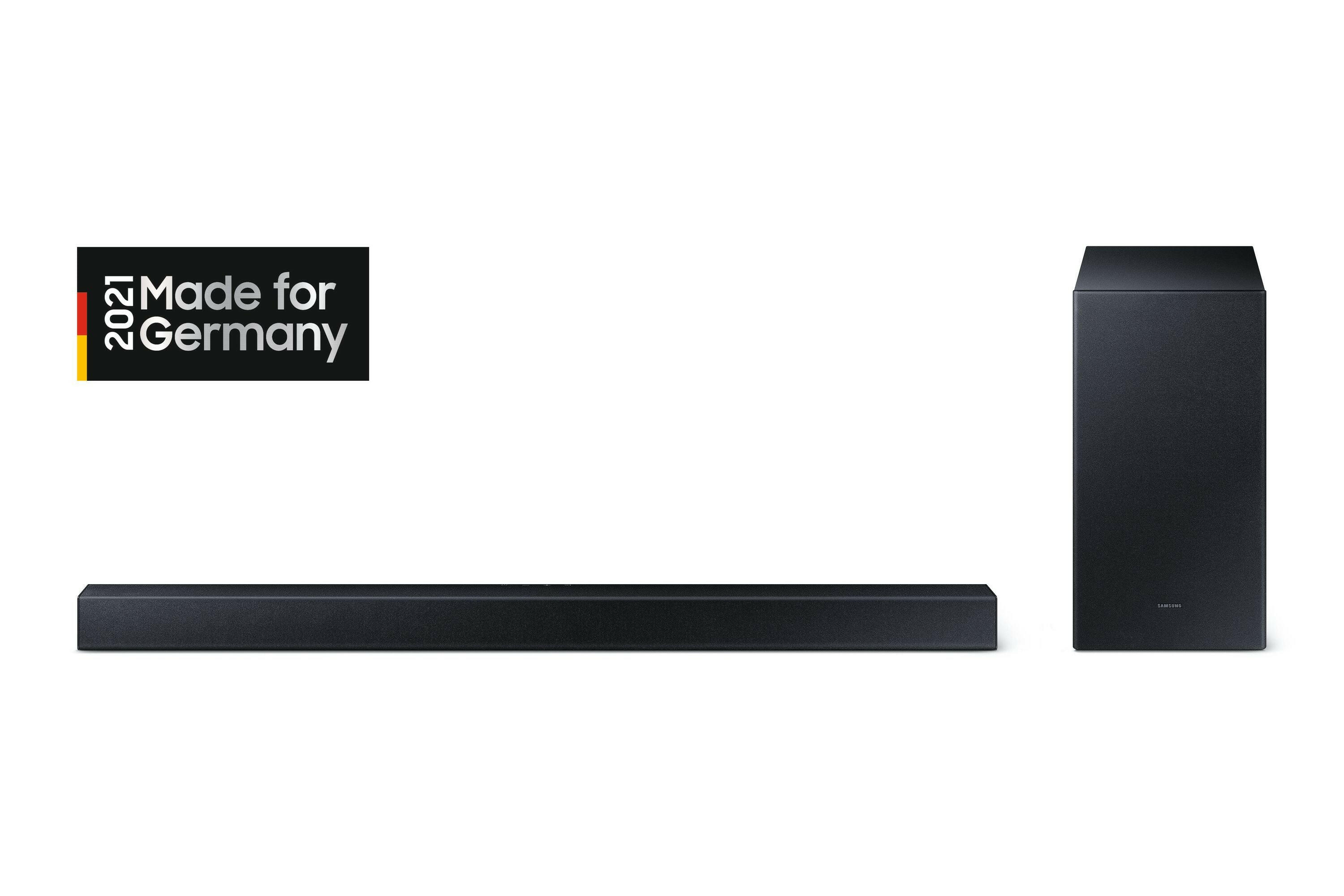 Samsung HW-A450 Soundbar 2.1 mit Subwoofer, 300W, Bluetooth.