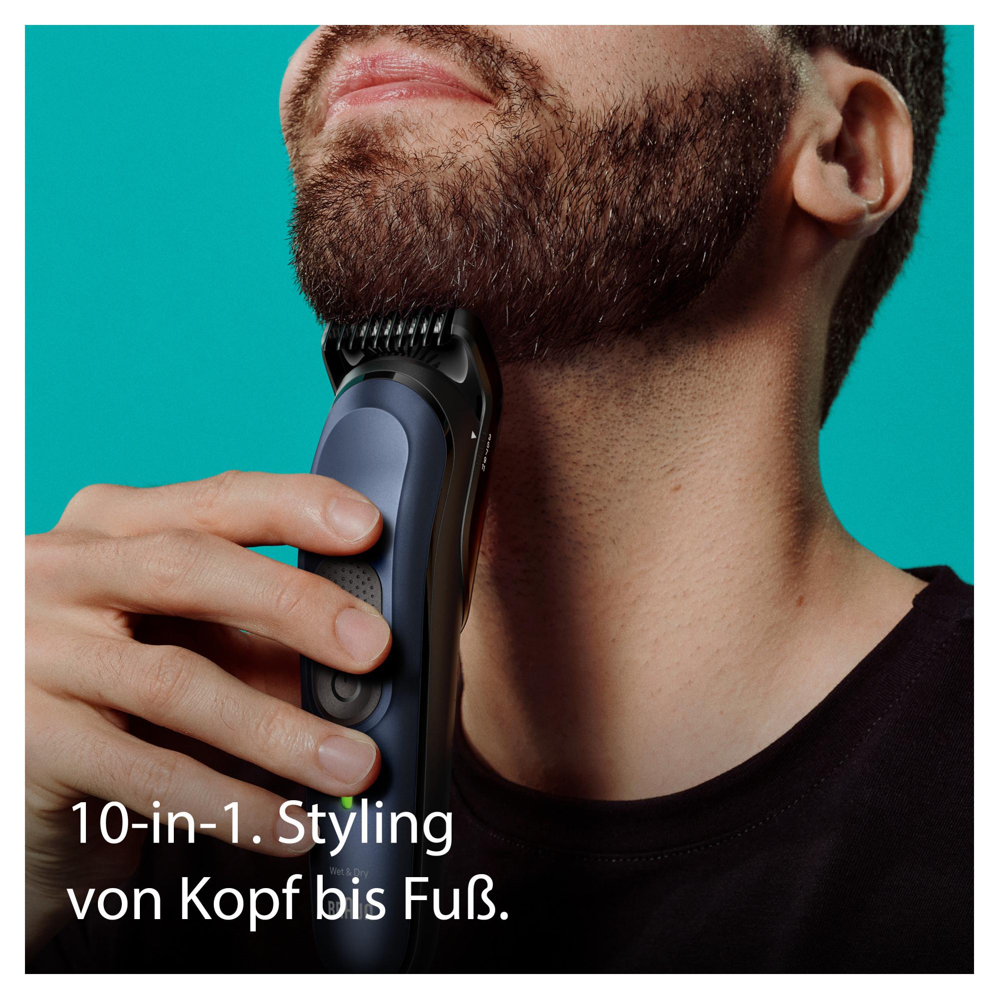 All-In-One Styling Set MGK7421, 10-in-1 Set für Bart, Haare, Bodygrooming - TRONYQ