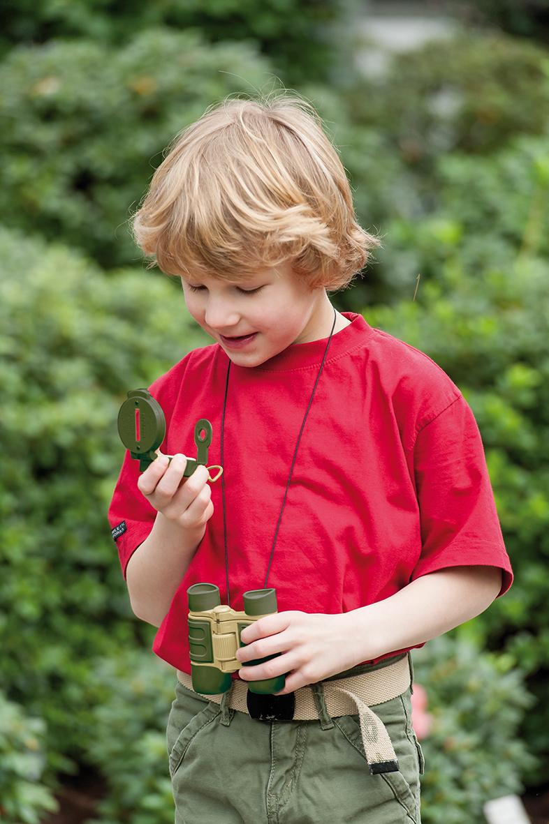 Scout Entdecker-Set mit Kompass Taschenlampe und Fernglas - TRONYQ