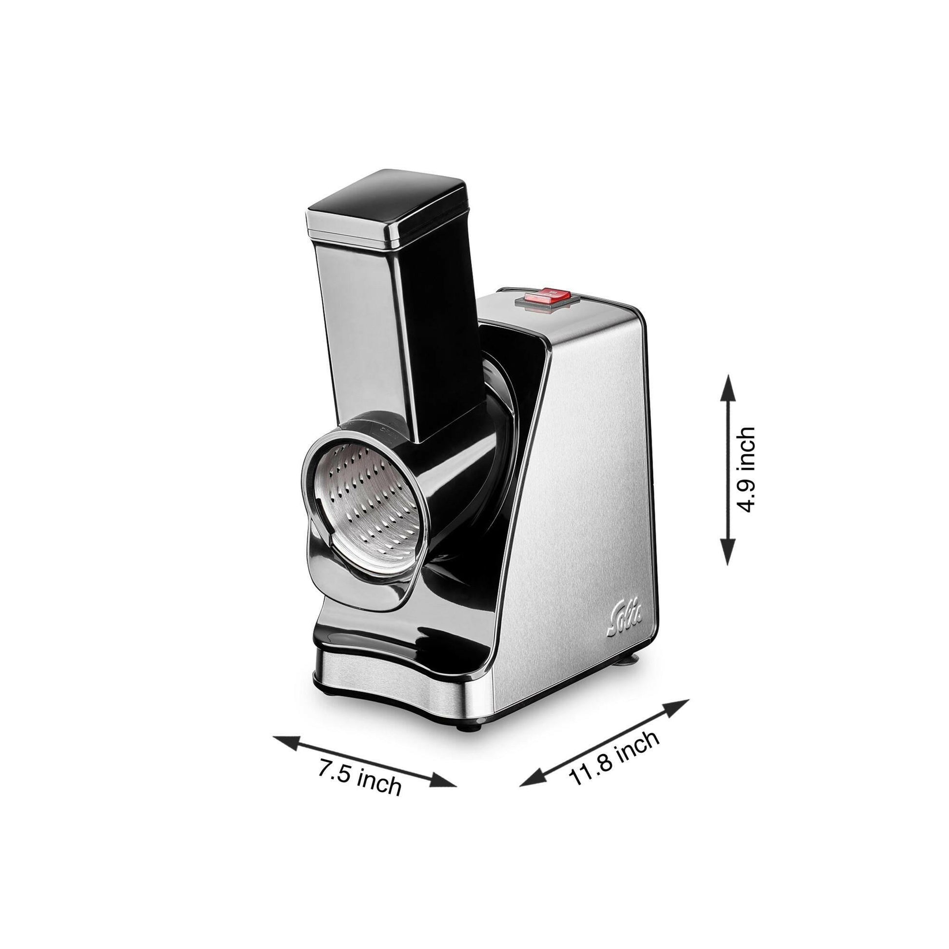 Solis Slice & More 8401 Zerkleinerer mit 5 Trommeln.