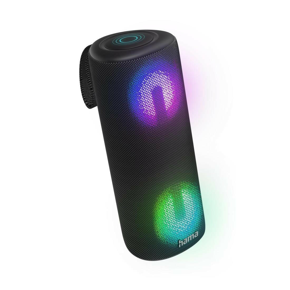 Hama Pipe 3.0 Bluetooth-Lautsprecher IPX5, 24W, TWS, Schwarz.
