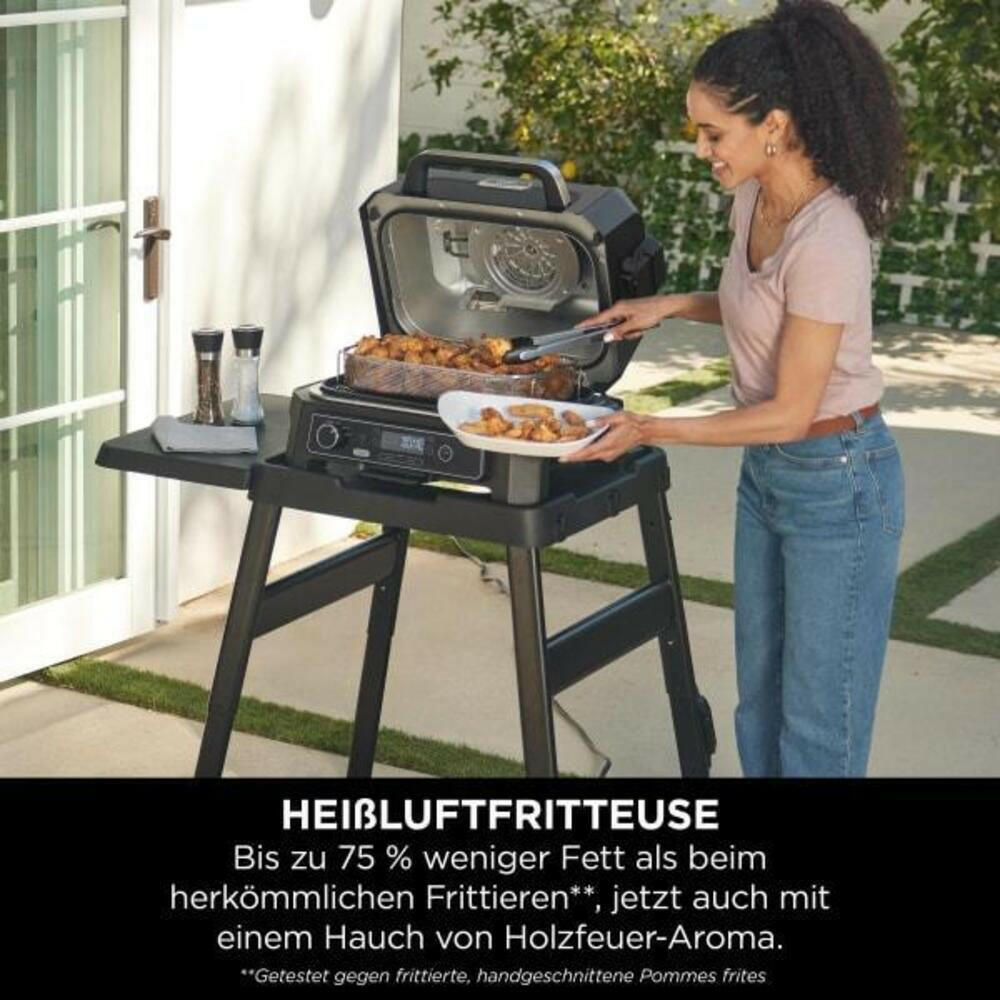 Ninja Woodfire Pro XL Elektrogrill & Smoker OG850EU, 4-in-1.