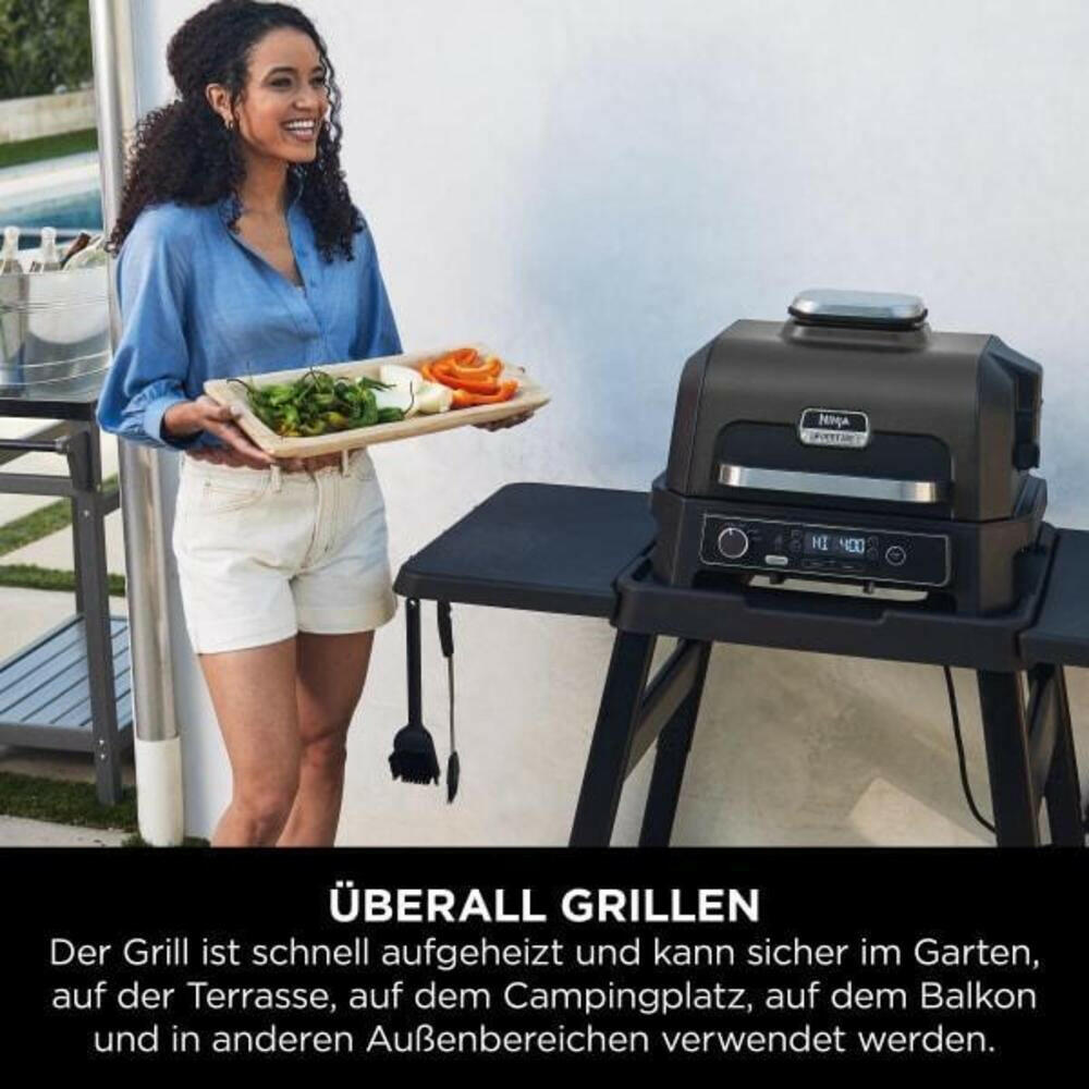 Ninja Woodfire Pro XL Elektrogrill & Smoker OG850EU, 4-in-1.
