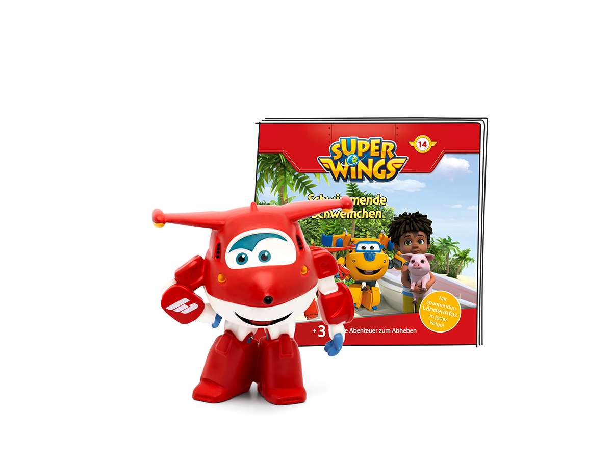 Tonies Toniebox Super Wings – Schwimmende Schweinchen.