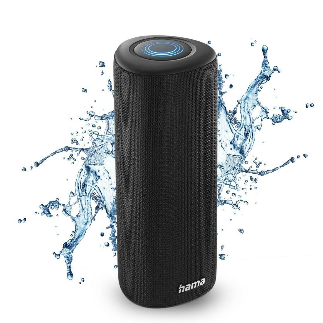 Hama Pipe 3.0 Bluetooth-Lautsprecher IPX5, 24W, TWS, Schwarz.
