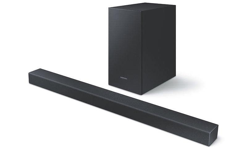 Samsung HW-T450 Soundbar mit Subwoofer (2.1-Kanal, Dolby Digital 2.0, Smart Sound, Bluetooth, TV) Aussteller