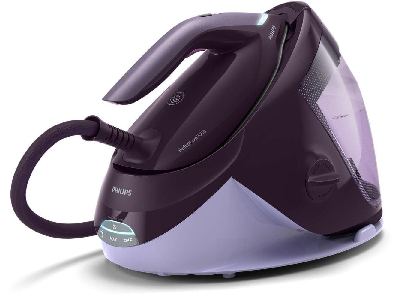 Philips PSG7150/30 PerfectCare Dampfbügelstation (SteamGlide Elite-Sohle, 8 bar Dampfdruck, geeignet für Leitungswasser)