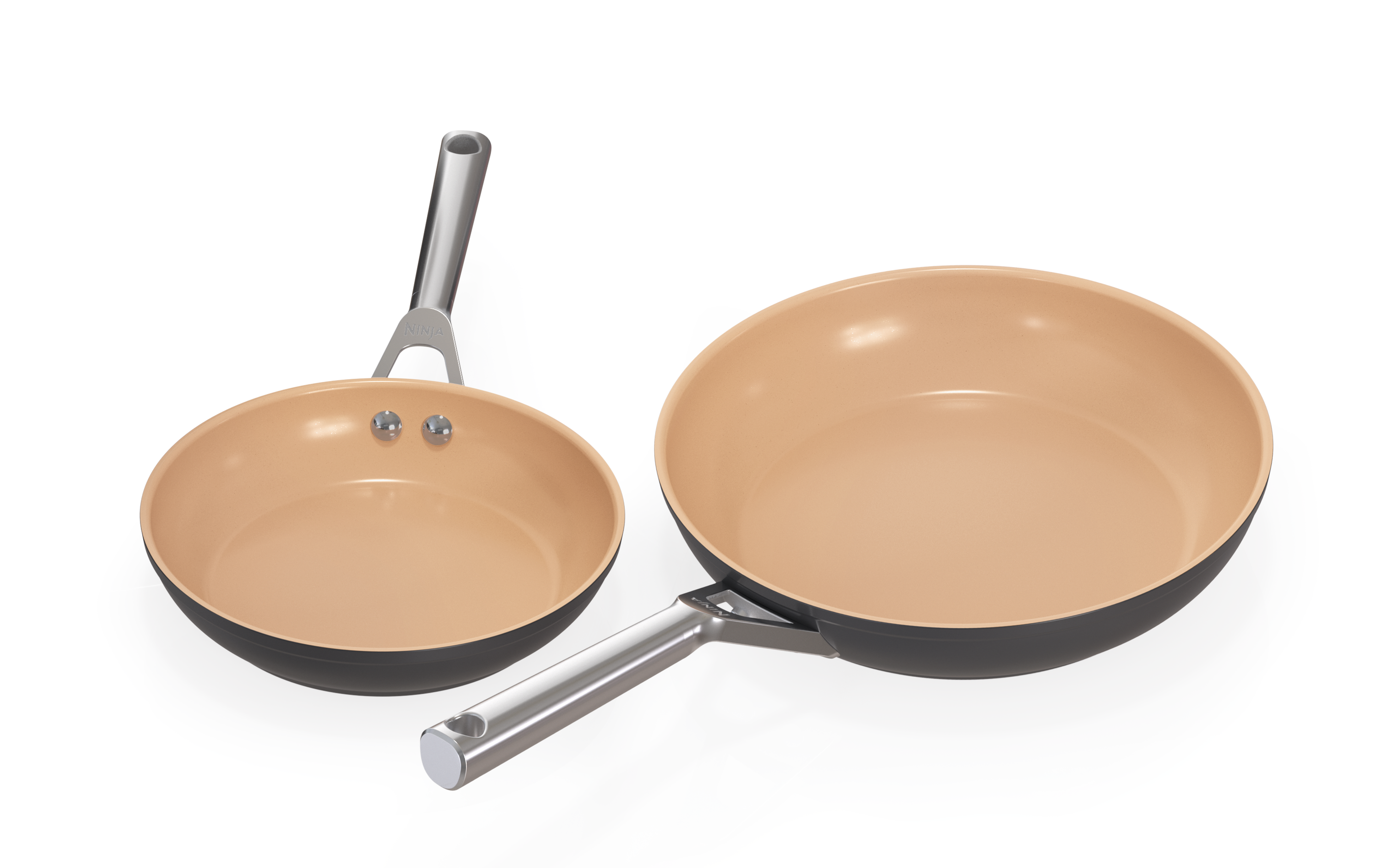 Ninja Ceramic Frying Pan Set 24/28cm Induction Oven Safe
