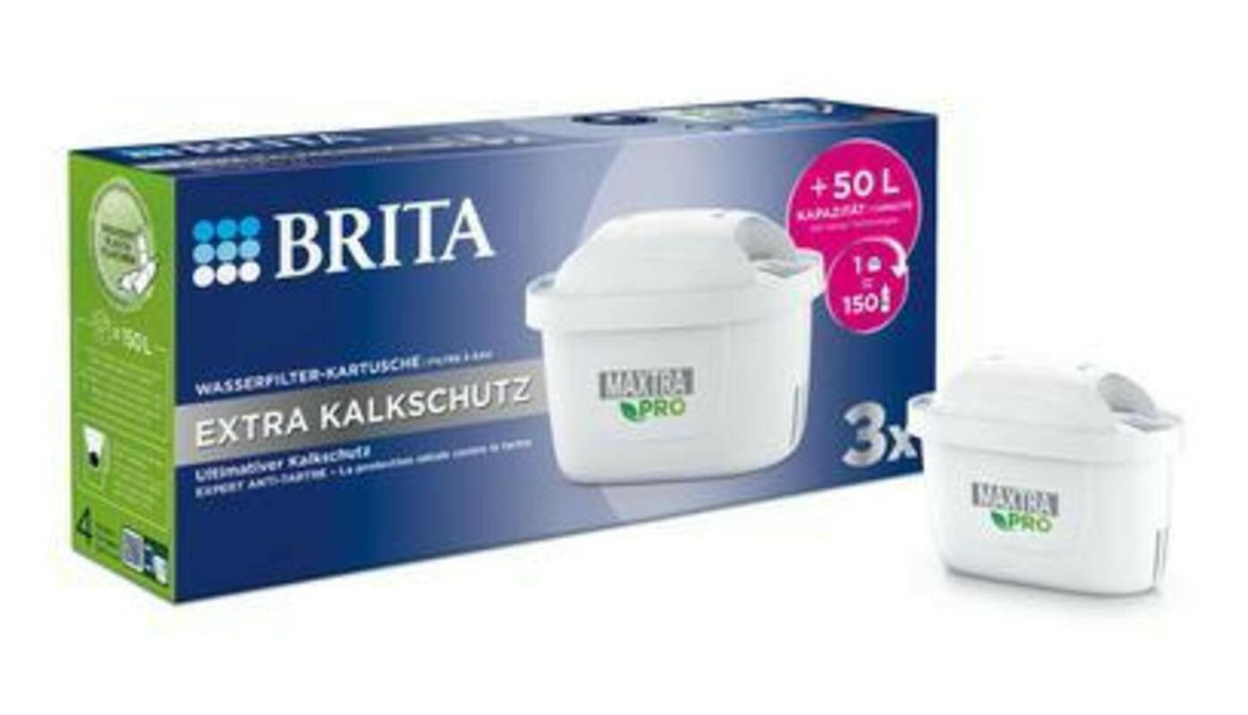 Brita MAXTRA PRO EXTRA KALKSCHUTZ, 3er-Pack Wasserfilter.