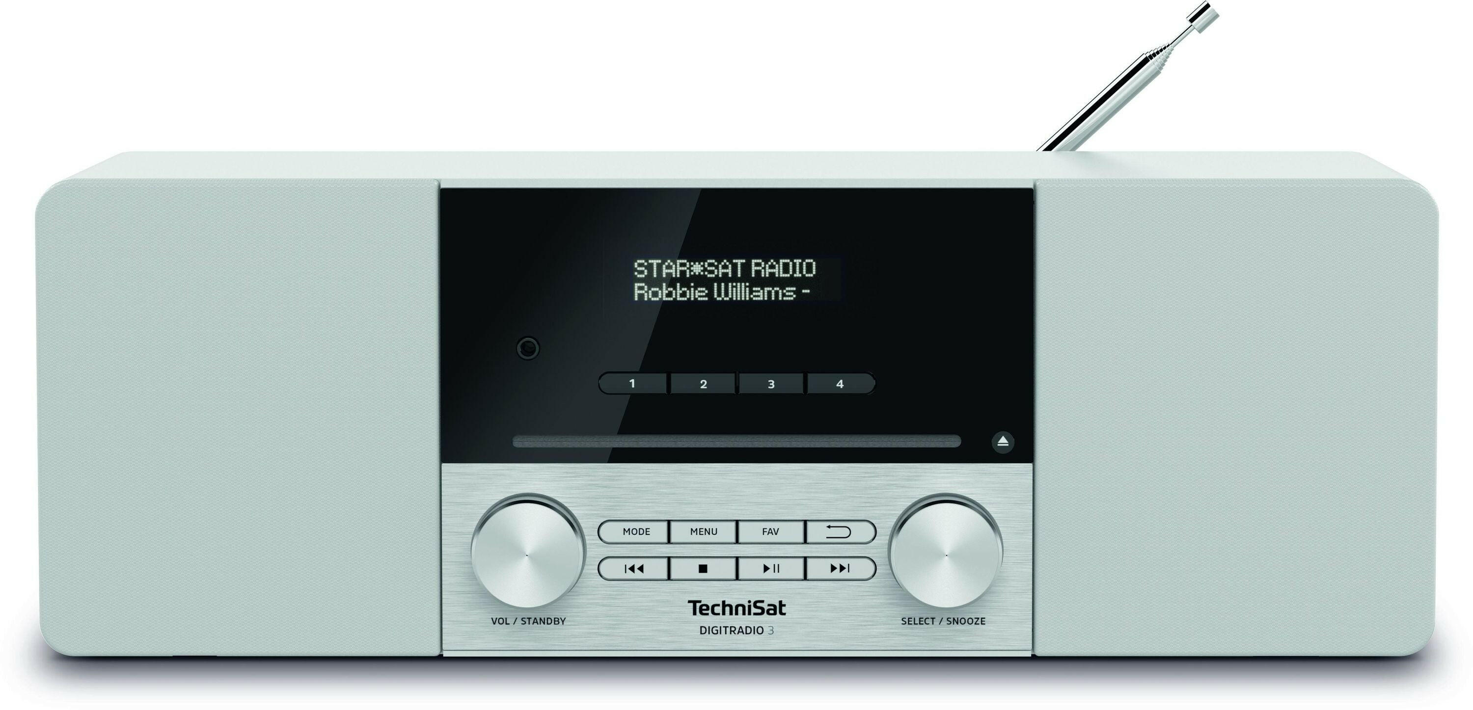 TechniSat DIGITRADIO 3 DAB+ Radio mit CD Player & Bluetooth