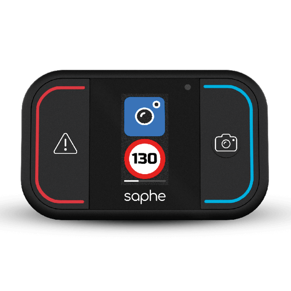 Saphe Drive Mini Verkehrsalarm mit Farbdisplay & Bluetooth.