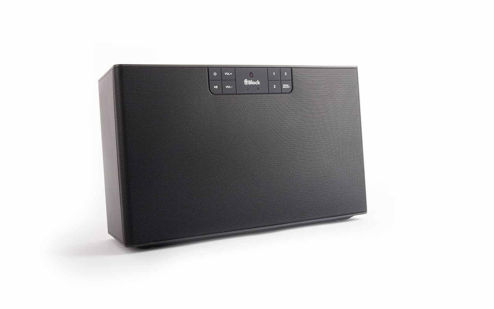 Block C schwarz Streaming-Lautsprecher mit Alexa & Multiroom.