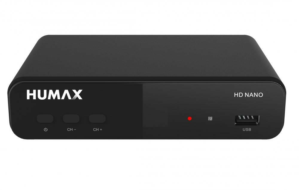 Humax HD Nano SAT-Receiver – HD/SD, Dolby Digital, HDMI.
