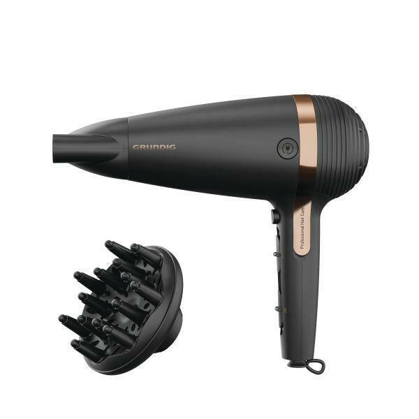 GRUNDIG HD 7081 Haartrockner 2100W mit Ionic & Keramikschutz.
