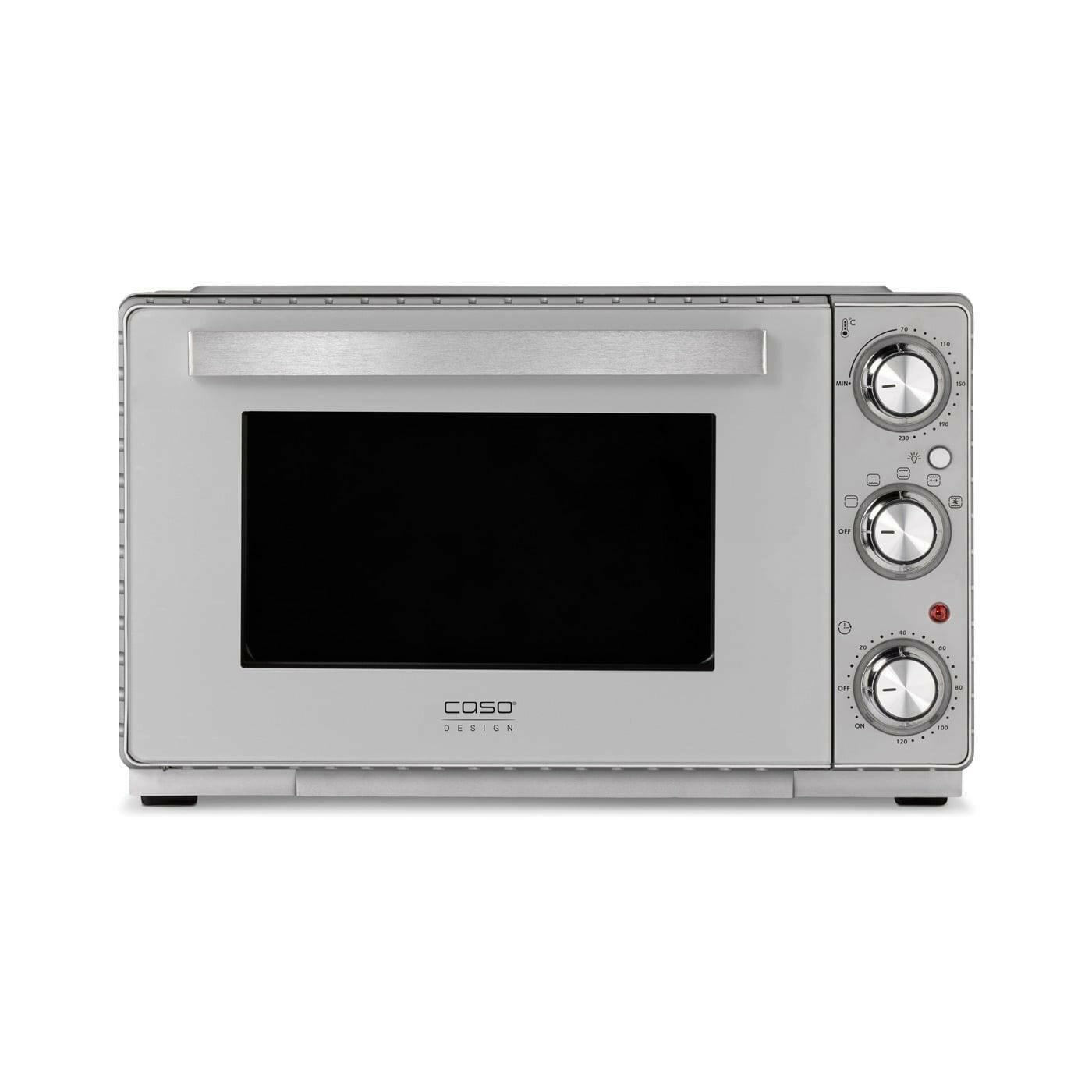Caso TO 26 SilverStyle Mini-Backofen, 26L, 70-230°C, 5