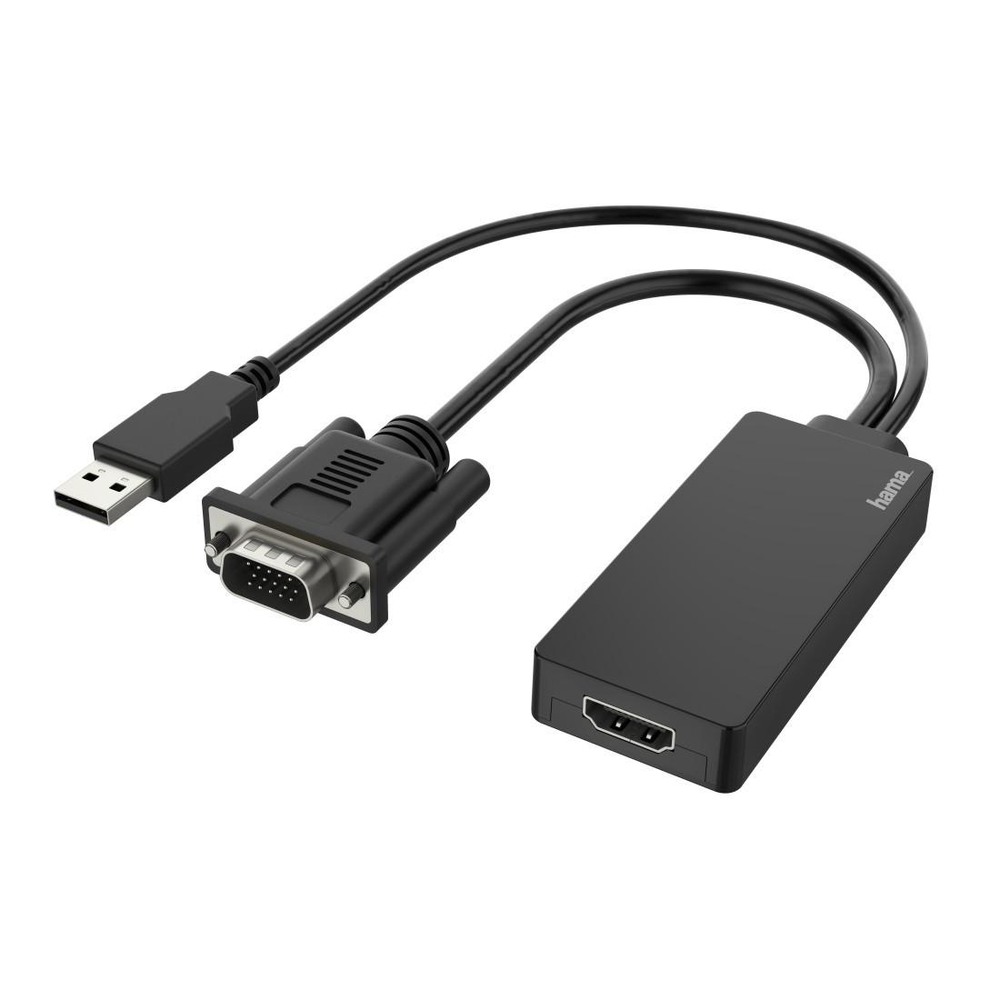 Video-Adapter, VGA+USB-Stecker - HDMI™-Buchse, Full-HD 1080p (00200342)