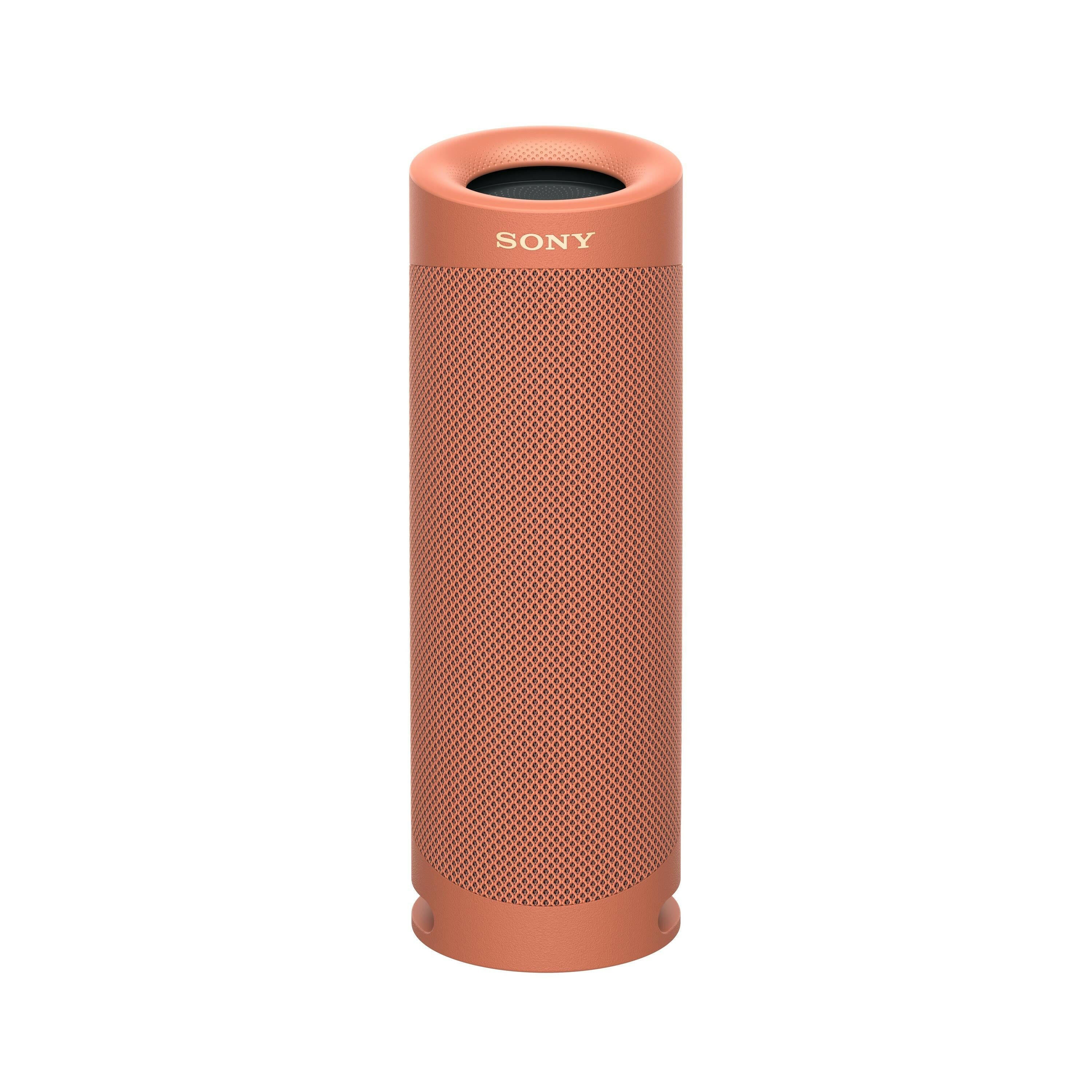 Sony SRS-XB23 Bluetooth Lautsprecher, rot, 12h Akku, IP67.