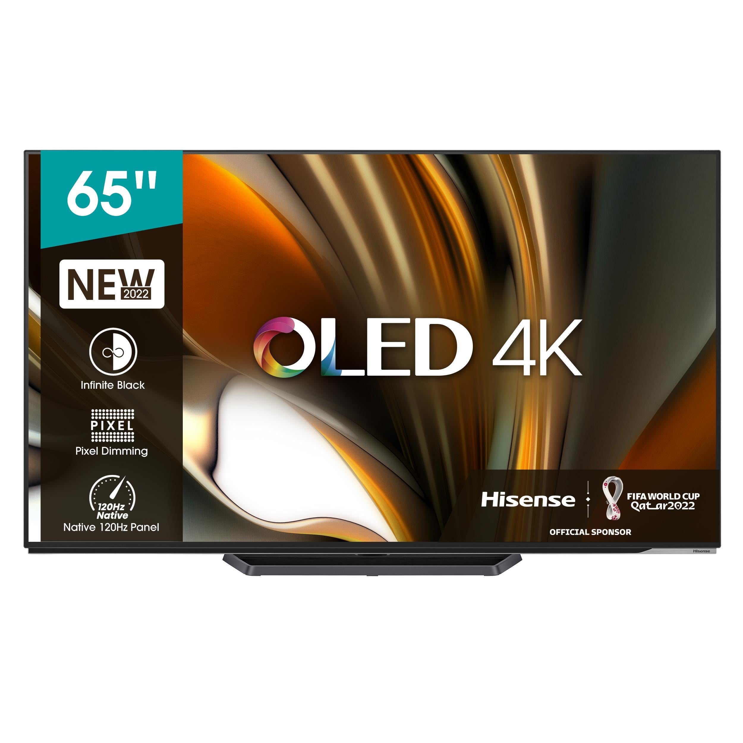 HISENSE 65A85H OLED TV (65 Zoll (164 cm), 4K UHD, HDR, Smart TV, Sprachsteuerung (Alexa, Google Assistant, VIDAA Voice), Aufnahmefunktion, 120 Hz, Game Mode Pro & Freesync, VIDAA U6) Aussteller