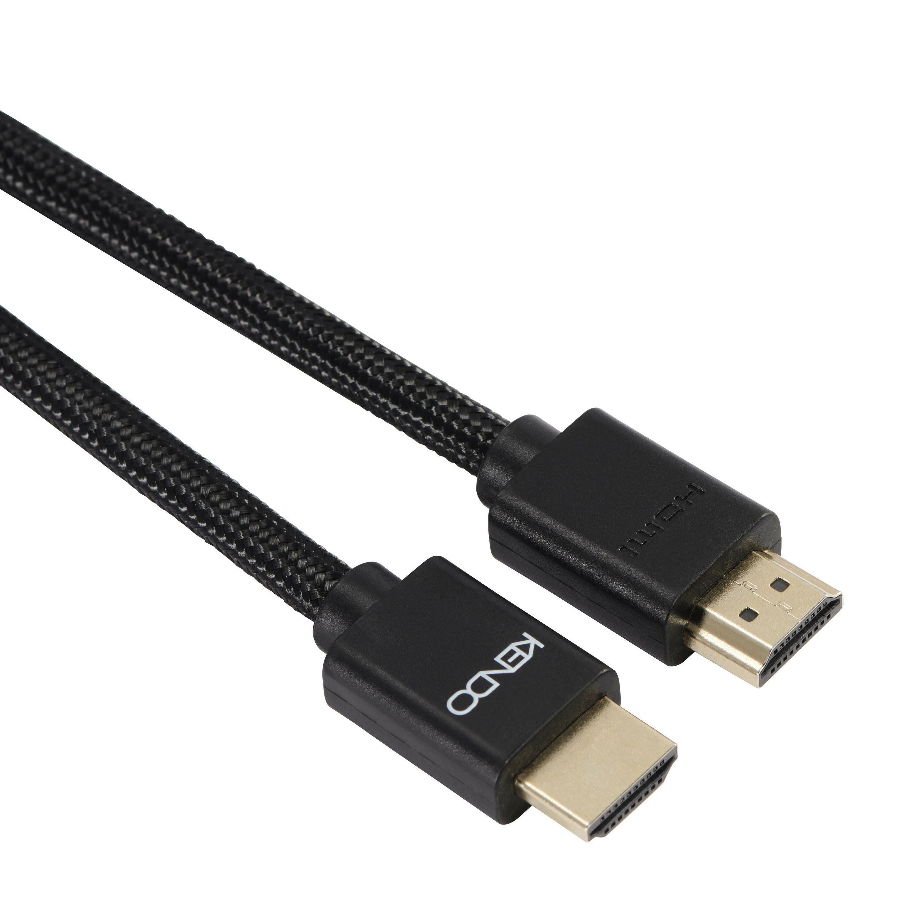 KENDO HDMI Kabel 4K, 3,0 m, High-Speed, vergoldete.