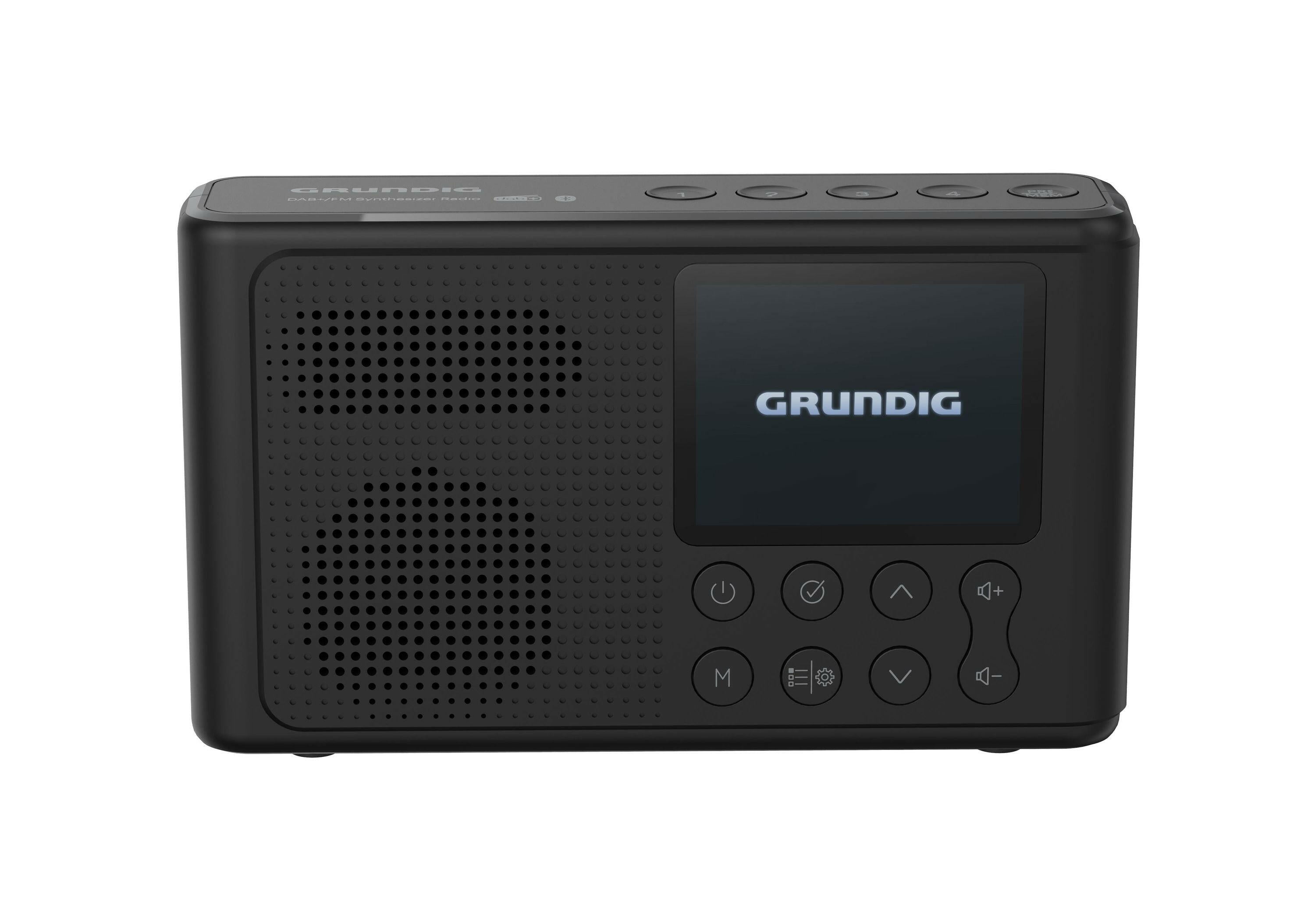 Grundig MUSIC6500B DAB+ Radio mit Bluetooth, 2,5W Schwarz