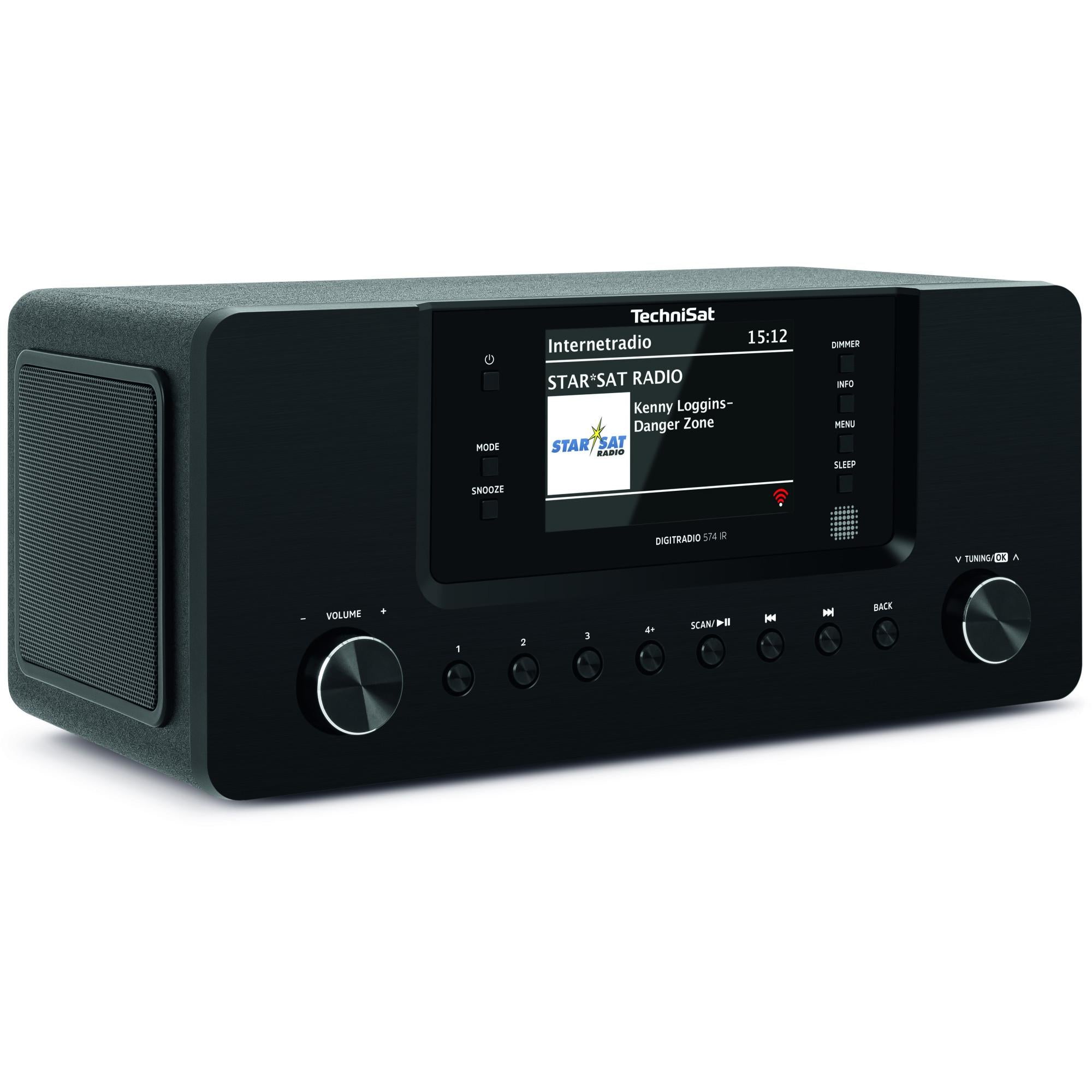 TechniSat DigitRadio 574 Schwarz DAB+ Radio mit Bluetooth