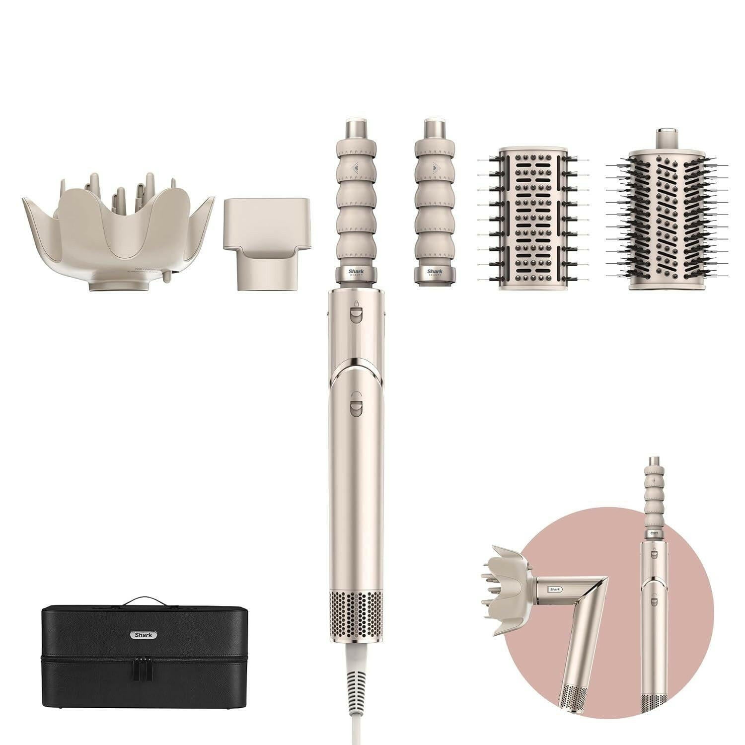 Shark HD446SLEU FlexStyle 5-in-1 Haartrockner mit 5.