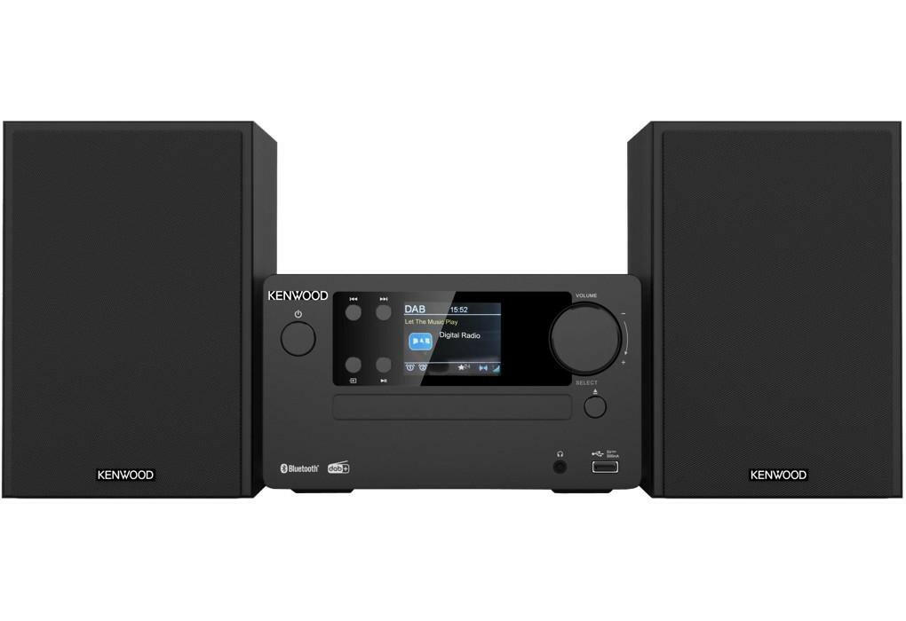 Kenwood M-725DAB-B Stereoanlage mit Bluetooth & CD.