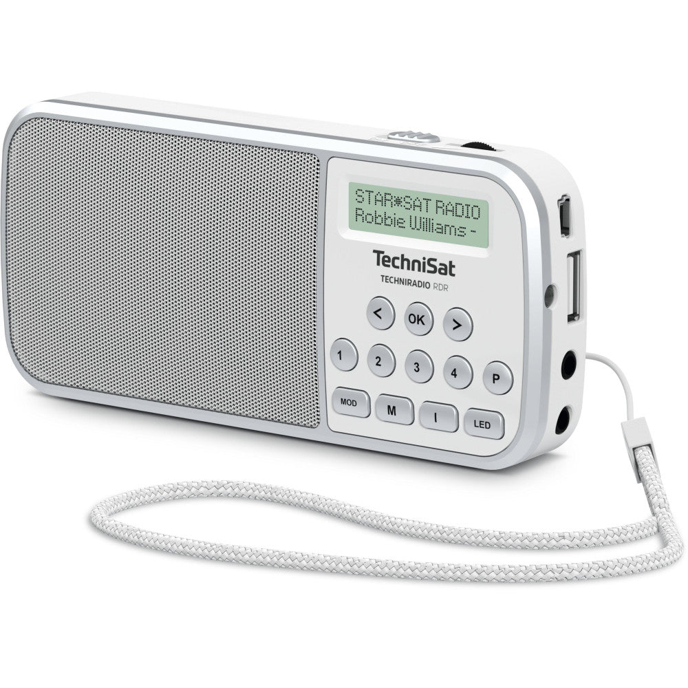 Techniradio RDR weiß Taschenradio - TRONYQ