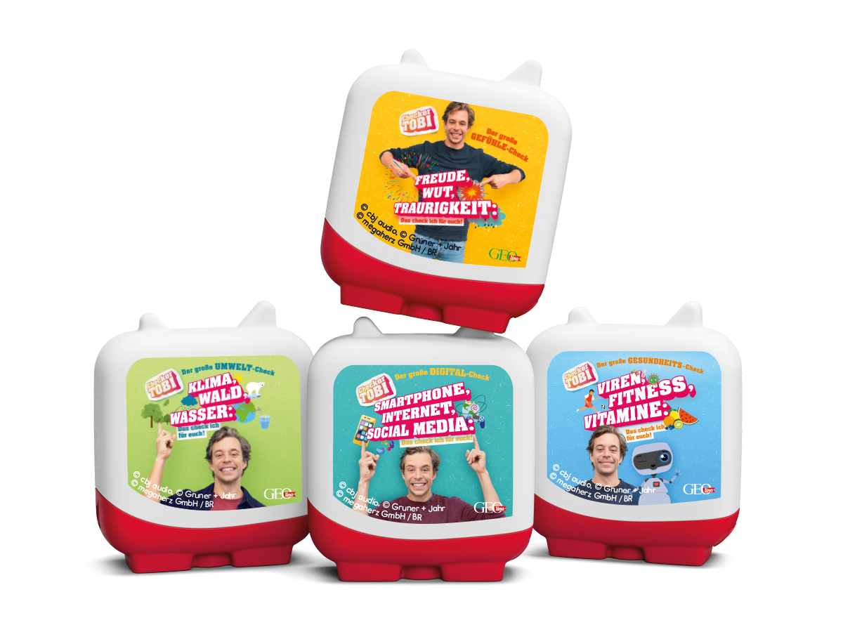tonies Clever 4er Set Checker Tobi für